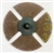 Calion Mfg™ 4See™ See-Through Quick-Change 3M™ 984F Grinding Disc 03622, 3 in, 60, TR Type III, 50 per case