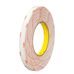 3M&#8482; Double Coated Tissue Tape 9456, Clear, 54 in x 72 yd, 4 mil, Roll