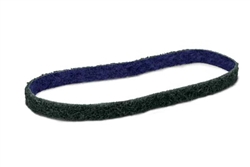 Scotch-Brite&#8482; Durable Flex Low Stretch Belt, DF-BL, A Fine, 1/4 in x 18
in, Scuffed Splice, 20 ea/Case