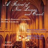 Lessons and Carols at St John's Cathedral, Denver - Pearson