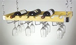 Columbia Wall/Ceiling Rack - 8 Bottles