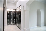 Revival Bronze Glass Wine Cellar Door 30" x 80"