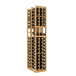 Double Deep 3 Column Wine Rack Display