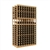 Double Deep 9 Column Wine Rack Display