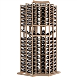 Double Deep Curved Corner Display Wine Rack