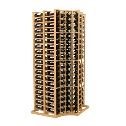 Double Deep Curved Corner Standard Wine Rack