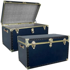 Mercury Luggage Academy Blue Trunk