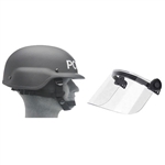 United Shield PST SC 650 Ballistic Helmet & Face Shield Kit