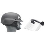 United Shield PASGT-BH Ballistic Helmet & Face Shield Kit, NIJ Level IIIA