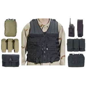 Elite MOLLE Tactical Vest Kit w/ 7 Pouches