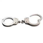 Smith & Wesson Chain Handcuffs Model 100 Nickle Plated Finish