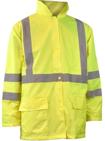 RADIANS Class 3 General Purpose Rain Jacket with Hood