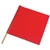 Vinyl Warning Flag 24" x 24" - RED