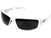 Edge -  Brazeau Designer Series, White Frame, Polarized Smoke Lens