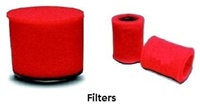 FOAM BLOWER FILTER FOR ALL 25 HP TO 250 HP MOTORS, 311001F, 311003F, 311005F, 311007F, 311010F, 311015F, 188-15, 188-16, 188-17, 188-18, 188-19, Sabina, Thrige, Baldor