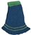 MEDIUM BLUE ANTIMICROBIAL WET MOPS WIDE BAND