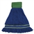 BLUE MEDIUM INDUSTRIAL LAUNDRY ANTIMICROBIAL WET MOPS