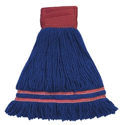 BLUE LARGE INDUSTRIAL LAUNDRY ANTIMICROBIAL WET MOPS