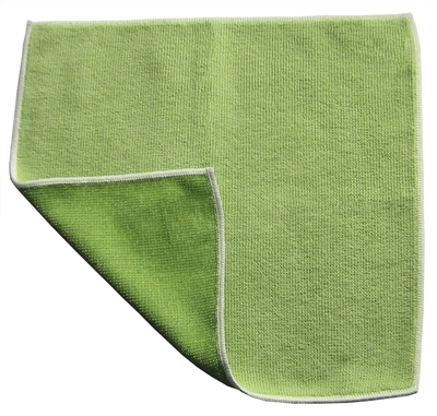 GREEN COMBINATION MICROFIBER CLOTHS BULK