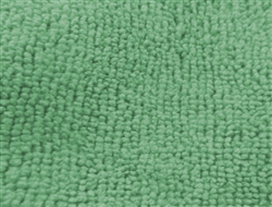 Bulk 180/Case GREEN 16" x 16" 400gsm HEAVY Terry Microfiber Cleaning Cloths