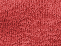 Dozen RED 16" x 16" 400gsm HEAVY Terry Microfiber Cleaning Cloths