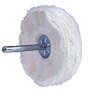 Formax 3" Shank Mounted Cotton Buffing Wheel 40ply