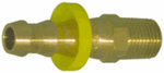 Milton 1/4" Industrial "Push-On" Brass Hose Ends w/ Full Swivel