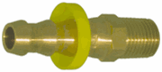 Milton 3/8" Industrial "Push-On" Brass Hose Ends w/ Full Swivel