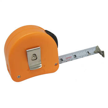 Left-handed Right-to-Left Read Retractable Tape Measure