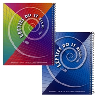 Lefty Graph Paper Spiral Notebook for the left hander