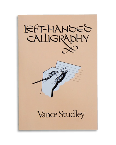Caligraphy Alphabet Book: Left-Handed Calligraphy Set For