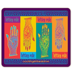 Lefty's Henna Hands Mouse Pads