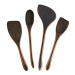 Beatiful and useful left-handed hand made Blackened Kitchen Tools