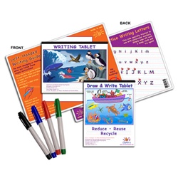 4 Piece Left-Handed Writing Guide Set