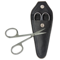 Curved Cuticle Scissors with Case