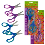 Fiskars 7 SoftGrip Left-Handed Student Glitter Scissors for Kids 12+ -  Left-Handed Scissors for School or Crafting - Back to School Supplies - Blue