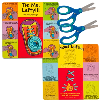 Learn to Tie Left Handed Plus Two Bonus Scissors