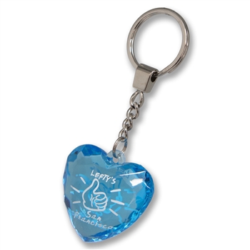 Heart Shaped Lefty's Thumbs Up Key Chains