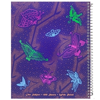 Butterflies cover this lefty notebook!