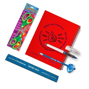 7 Piece Left-Handed School Supplies for Lefties Over 8