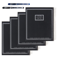 6 Piece Left-Handed 5 Subject Notebook Set, College Ruled