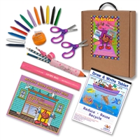 Little Lefty Art Set with Pink Accessories