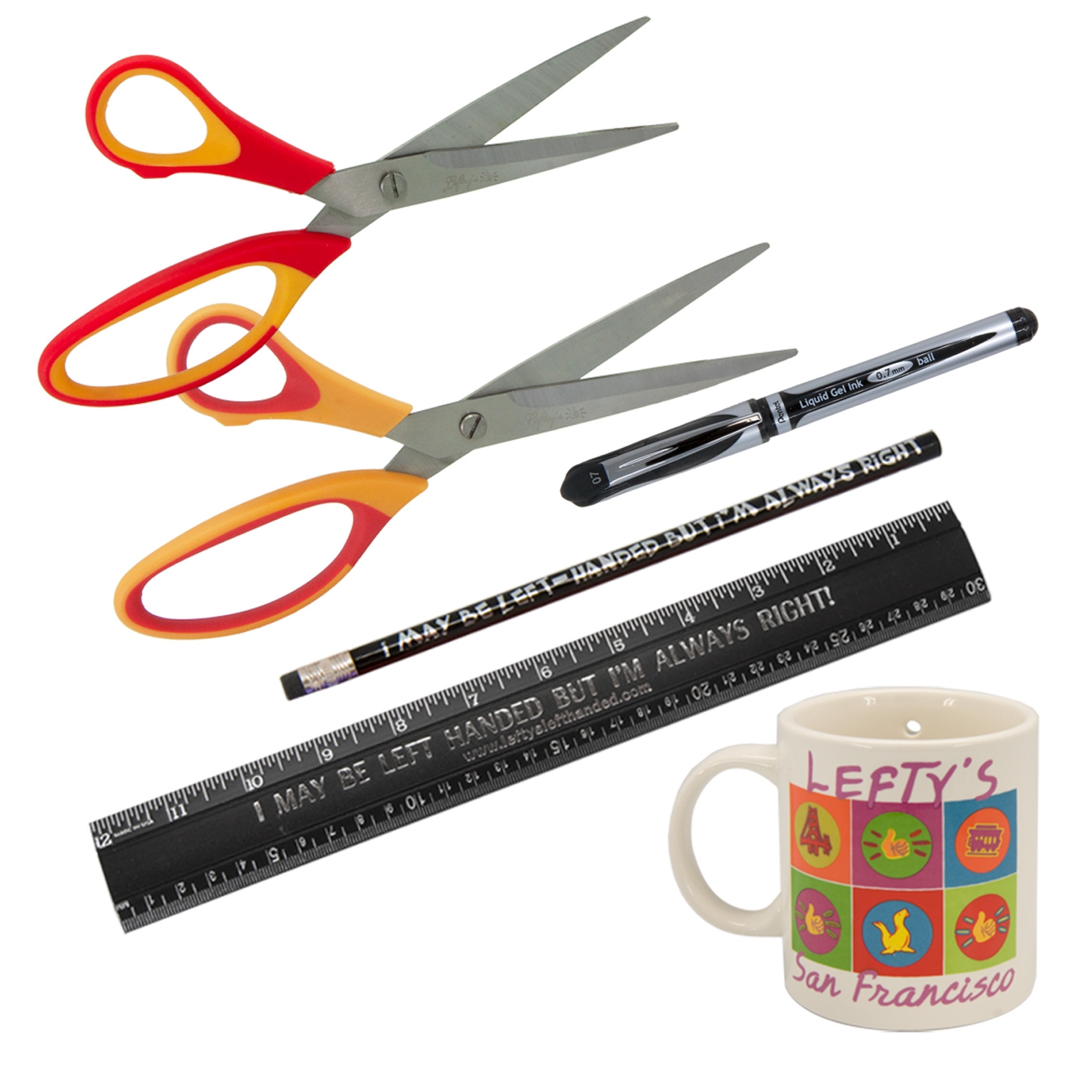Left-Handed 5 Piece Essential Office Gift Set