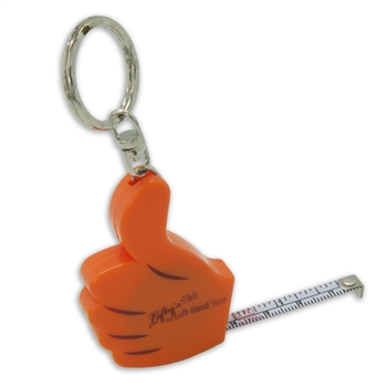 Right-to-Left Reading Key Chain Tape Measure