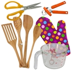 8 Piece Left-Handed Kitchen Shear Set