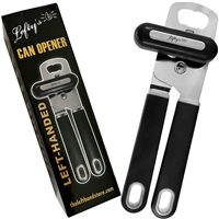 Left-Handed Black Handled Can Opener in Box