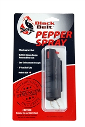 Black Belt Pepper Spray Hard Case (Black)