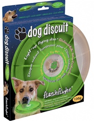 Flashflight Dog Discuit. - Green