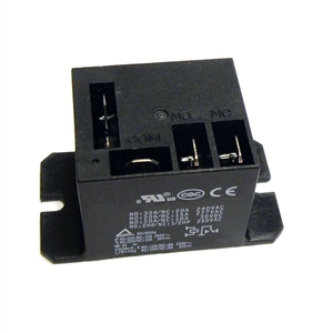 Single Pole Double Throw Relay 6 Volt coil 30 Amp contacts Panel Mount with quick connect terminals.