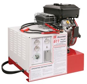 11-611 Goodall Start-All 12 Volt Gasoline Engine Powered 700 Amp 2000 Watt 120 Volt AC Generator